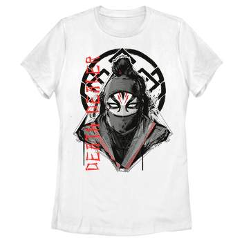 Women\'s Marvel Captain Symbol T-shirt Venom Mask Target : America