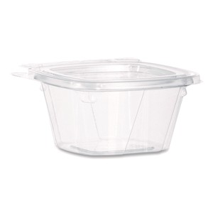 ClearPac SafeSeal Tamper-Resistant, Tamper-Evident Containers, 3.72 x 4.2 x 1.97, Clear, Plastic, 400/Carton - 1 of 1