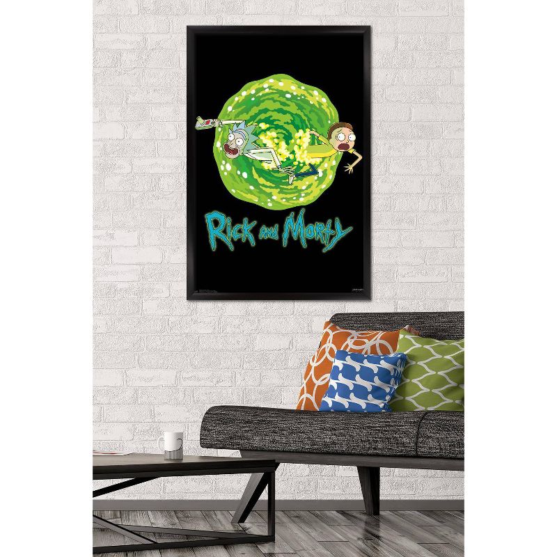 Rick And Morty - Portal Framed Poster Trends International, 3 of 7