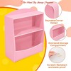 Nursery Kids Bookshelf and Toy Organizer, 2 Tier Wood Toy Storage Organizer for Kids Rooms, Children Bookcase, Book Display Shelf - 3 of 4