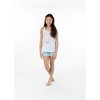 Sleep On It Girls Wake In Paradise 2-Piece Tank Pajama Shorts Sleep Set - White, M(10/12) - 2 of 4