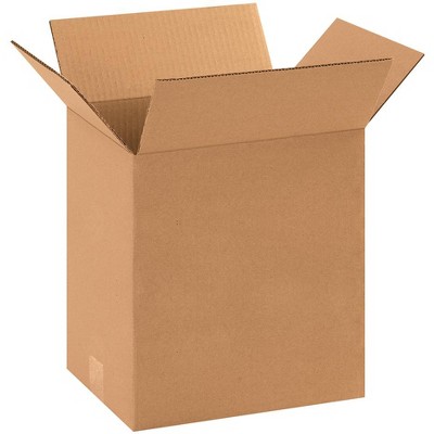 The Packaging Wholesalers Heavy-Duty Boxes 11 1/4" x 8 3/4" x 12" Kraft 25/Bundle BS110812HD