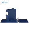 Premium Economy 3" Angle D Ring Binder 6pk Royal Blue: Davis Group, Hard Cover, 625 Sheet Capacity, 2 Pockets, 3" Size - 2 of 4