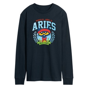 Men's - Pete the Cat - Aries -Kids Men's Long Sleeve Graphic T-Shirt Long Sleeve Graphic T-Shirt - 1 of 4