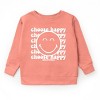 The Juniper Shop SmileyWorld Choose Happy Smiley Face Youth Sweatshirt - 2 of 4