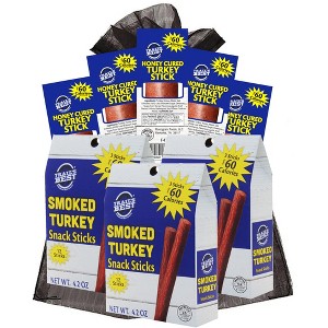 Trail's Best 8-Piece Turkey Stick Samplers (incldues 2 types of turkey sticks) - 1 of 4
