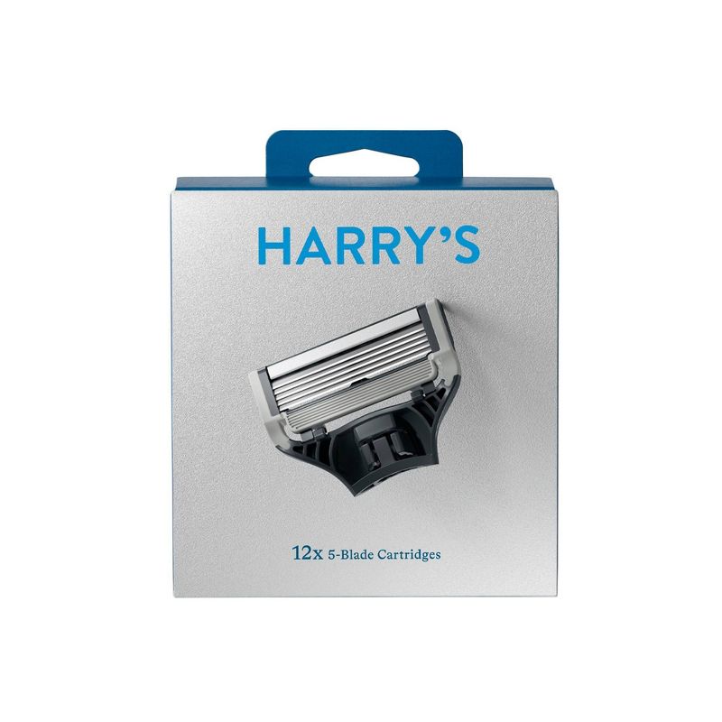 Harry&#39;s 5-Blade Men&#39;s Razor Blade Refills - 12 Cartridges - Compatible with All Harry&#39;s Razors and Flamingo Razors, 1 of 10