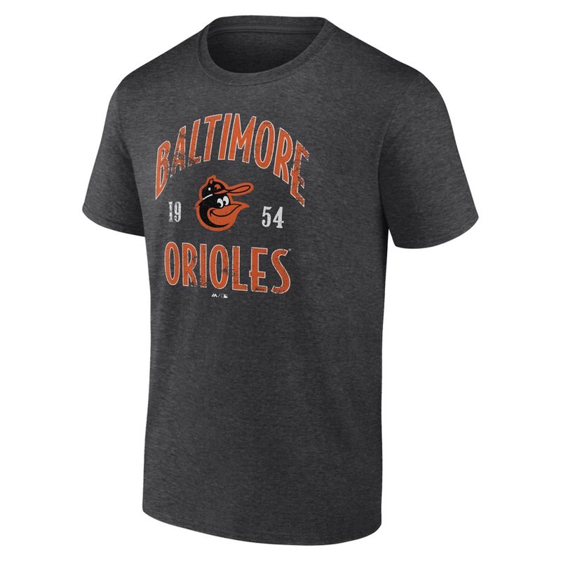 MLB Baltimore Orioles Men's Bi-Blend T-Shirt, 2 of 4