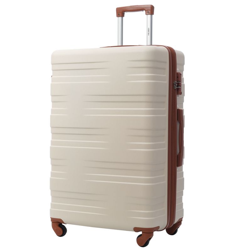 20"/24"/28" Luggage,  ABS Hardside Suitcase with Spinner Wheels and TSA Lock-ModernLuxe, 1 of 8