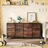 63" Wide Dresser with 14 Fabric Drawers, Built-In USB Ports, Multi-Functional Storage Unit for TV, Bedroom, Living Room, or Office - 4 of 4