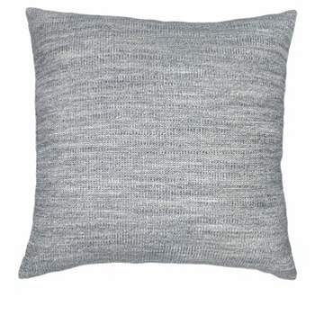 Seaside Smooth 20x20 Grey Outdoor Pillow - Anaya