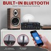 Pyle Bluetooth HD Home Audio Amplifier Receiver Stereo - Black - 4 of 4