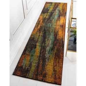 Unique Loom Jardin Lilly Abstract Indoor Woven Area Rug - 1 of 4
