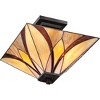 Quoizel Lighting Asheville 2 - Light Semi-Flush Mount in  Valiant Bronze - 2 of 4