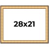 PosterPalooza | Traditional Gold Picture Frame - UV Acrylic, Backing Board, Hanging Hardware Included - 2 of 4
