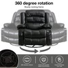 Dronkon Indoor Swivel Rocker Recliner Chair with Vibration Massage, Heat Ergonomic, Rocking Function and USB Charge Port - 3 of 4