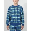 Batman Forever Batman & Riddler Logos Crew Neck Long Sleeve Tie-Dye Adult Sweatshirt - 4 of 4
