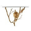 16"x24" Metal Floral Branch Wall Shelf with Glass Top - Olivia & May - 4 of 4