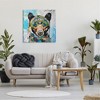 Stupell Industries Abstract Chaotic Bear Wildlife Canvas Wall Art - 2 of 4