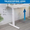 Mount-It! Large Dual Motor Electric Sit-Stand Desk - White - 4 of 4