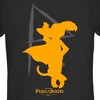 Juniors Womens Puss in Boots: The Last Wish Yellow Silhouette T-Shirt - 2 of 4