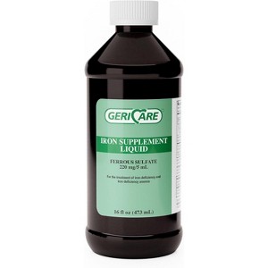 Geri-Care Q701-16-HST Ferrous Sulfate 220mg/5ml 16 oz. Liquid - 1 of 4