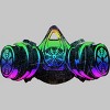 Men's Design By Humans Fluorescent Bomber Mask By Exosam T-Shirt - 2 of 4