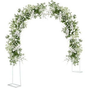 2.2m rose arch, metal arch for garden, trellis, for wedding support, garden decoration frame, metal Garden Arbor, Bridal Party Decoration - 1 of 4
