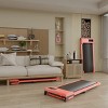 SEVOBAL Walking Pad Running 2.0HP Cushioned Belt Folding Portable Treadmill Spacious Surface Under Desk for Home Gym Office, Red, 47.6"*19.1"*4.92" - 2 of 4