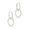 SHINE by Sterling Forever Hassie Delicate Twist Hoops - 3 of 4