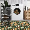 Washable Area Rug, Modern Floral Ultra-Thin Non Slip Soft Carpet for Living Room, Dining Room, or Kids Bedroom - 4 of 4