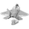 Model Kit Lockheed Martin F-22 Raptor Stealth Aircraft (Moderate Difficulty) Steel Model by Metal Earth - 3 of 4