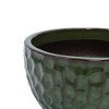 Angel Sar 3 Pack Glossy Ceramic Pots for Plants with Beautiful Texture, Modern Flower Pots for Indoor Plants Filled with Drainage Holes - 4 of 4