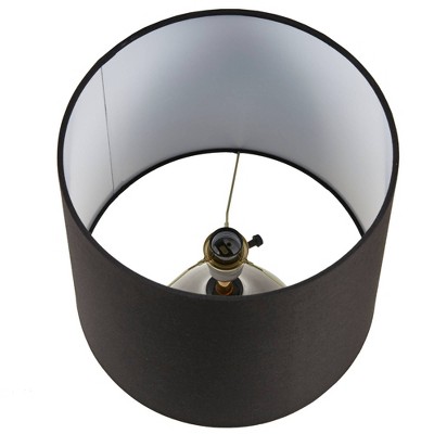 Liora Black and Gold Ceramic Table Lamp Set