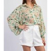 Women's No More Secrets Balloon Sleeve Top - eesome - 4 of 4