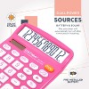 CATIGA 12-Digit Desktop Calculator 2-Pack, Large LCD, Sensitive Buttons, Standard Function for Office, Home, School (CD-2786) - 2 of 4