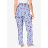 Dreams & Co. Women's Plus Size Knit Sleep Pant - 3 of 4