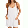 Imily Bela Women's Workout Tennis Dress Summer Sleeveless Athletic Mini with Built in Shorts - 2 of 4