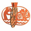 Ganz 5.5 Inch Laser Cut Pumpkins Owl Spider Web Bats Cat Pumpkin Figurines - 4 of 4