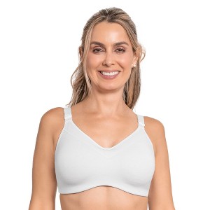 LeSensuel Coverage Wireless Bra Unlined Stretch Cotton High Womens Bras - - 1 of 4