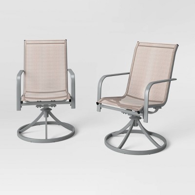 2pk Sling Swivel Patio Chairs Room Essentials Target - Target Room Essentials Sling Patio Chair