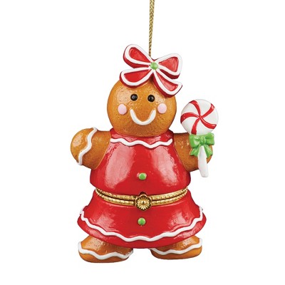 Collections Etc Festive Holiday Trinket Box Ornaments