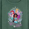 Women's - Disney Princess - Winter Magic Lightweight French Terry Wide Neck Long Sleeve Shirt - 2 of 4