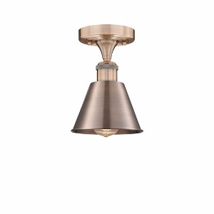Smithfield - 1 Light Semi-Flush Mount In Industrial Style-8.25 Inches Tall and 6.5 Inches Wide - 1 of 1