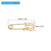 Unique Bargains Large Metal Sturdy Sewing Safety Pins for Blankets 50 Pcs - 2 of 4