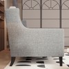 78.75" Fabric Mid Century Modern 3-Seater Sofa with Button Tufted Backrest and Birch Legs - 4 of 4