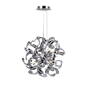 CWI Lighting Swivel 12 Light Chandelier With Chrome Finish - 1 of 1