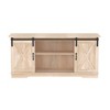 NicBex Farmhouse TV Stand Sliding Media Console with Storage for 65" TVs for Living Room, Bedroom - 3 of 4