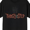 Rick & Morty Thirsty Step Bar Adult Black Crew Neck Short Sleeve T-shirt - 2 of 3