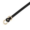 INSPIRE CHIC Women's Skinny Extra 8-Shaped Golden Buckle Holeless Waist Belts - 2 of 4